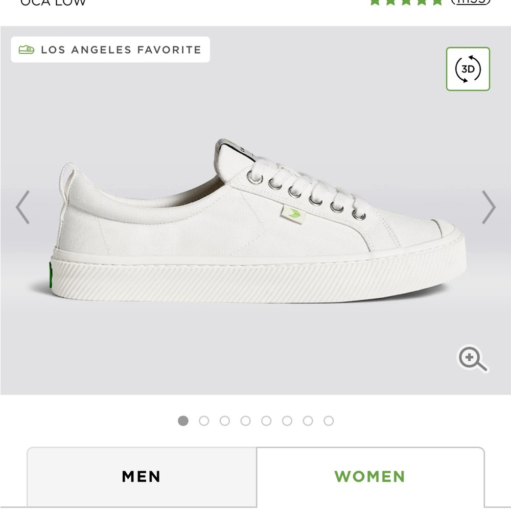 Cariuma canvas sneakers- US women’s 9
